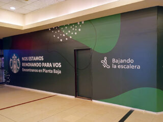 Cerco de obra Shopping Abasto